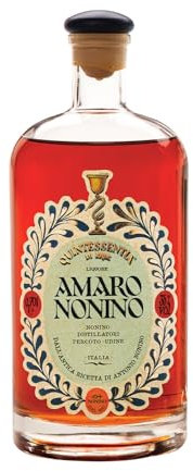 Distillerie Nonino dal 1897, Amaro Nonino Quintessentia, Liquore d'erbe nobilitato da Acquavite d'Uva invecchiata in barriques - bottiglia in vetro da 700 ml