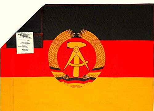 DDR Fahne 150 x 90 cm - Ossi Produkte - für Ostalgiker - DDR Geschenke