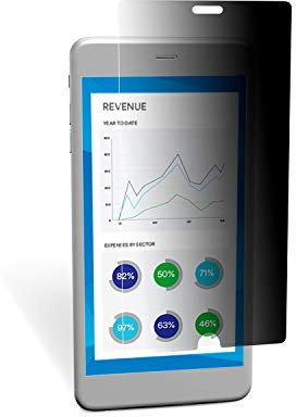 3M MPPAP010 - Protector de Pantalla de privacidad para Apple iPhone 6 Plus/6S Plus/7 Plus, Color Negro