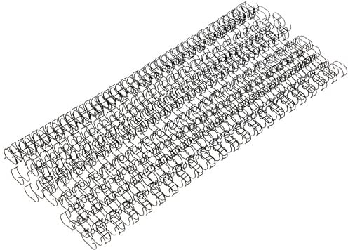 GBC MultiBind Binding Wires, 10 mm, 85 Sheet Capacity, A4, Black, Pack of 100, IB165221