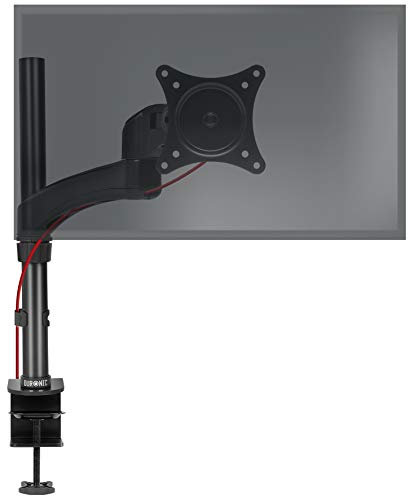 Duronic DM451X2 Brazo para Monitor de 15 a 27| 13.8 Kg máx por Pantalla | Brazo extensible 360º y 180º | Altura ajustable 40cm Cabezal VESA 75 y 100 Giratorio e Inclinable -90°+45° | Soporte monitor