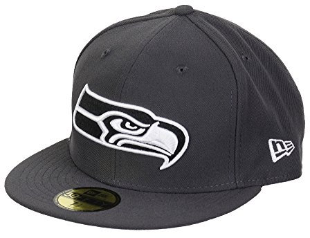 New Era Seattle Seahawks Graphite 59Fifty Cap - 7 1/8-57cm (M)