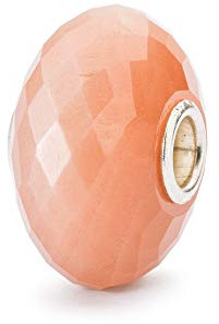 Trollbeads Damen-Bead Roter Mondstein 925 Silber - TSTBE-20022