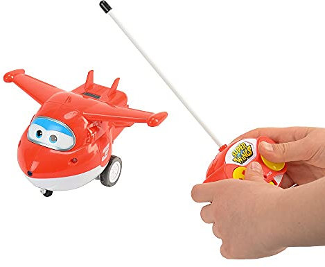 Super Wings Jett Jouet avion télécommandé avec musique et lumières,Jouet Enfant 3 4 5 6 7 8 Ans Garcon Fille