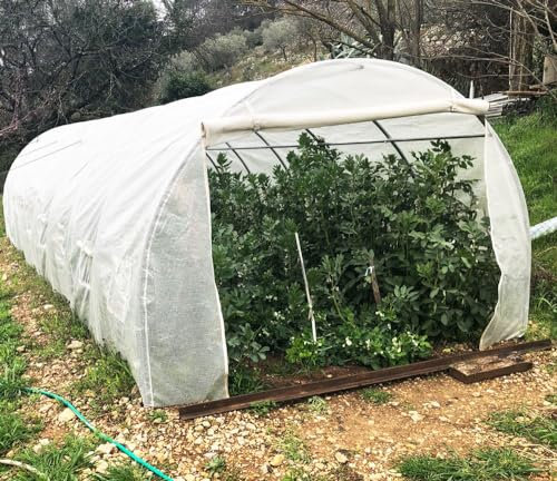 FRANCE SERRES - Serre de Jardin 24m² | Tunnel 8x2,90m | Bâche Thermique | ø32mm | Fenêtres Latérales