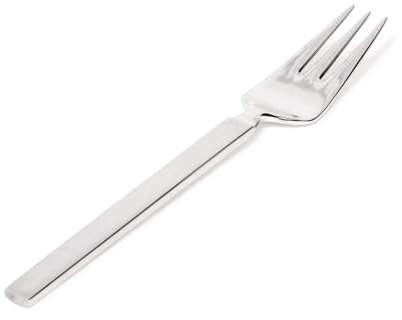 Alessi 4180/16-Dry dolce Serving Fork with Steel Satin Finish Handle