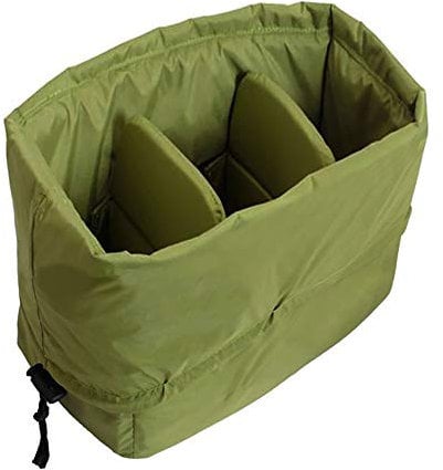 Yimidear Wasserdicht Stoß Partition Gepolsterte Kamera-Taschen SLR DSLR Insert Schutztasche mit Top-Griff für DSLR Einstellung Objektiv oder Blitzlicht (Kleine)