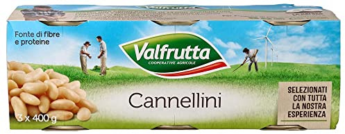 Valfrutta Fagioli Cannellini, 3 x 400g