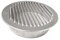 Rejilla de ventilación de aluminio con mosquitera, 100, 125, 150, 160 mm