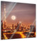 Bilderdepot24 Glasbild - Dubai im Mondlicht - 50x50 cm - Deko Glas - Wandbild aus Glas - Bild auf Glas - moderne Bilderdepot24 Glasbilder - Glasfoto - Echtglas
