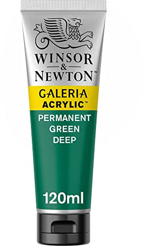 Winsor & Newton Acrylique Galeria 120ml Vert Foncé Permanent Série 1