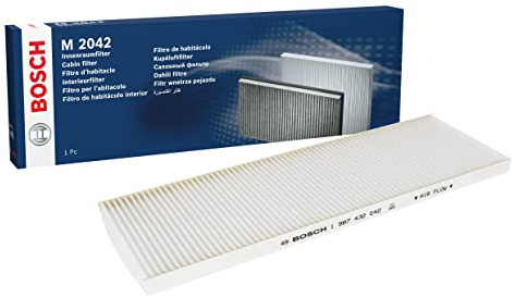 Bosch M2042 Standard Cabin Filter - Replacement Filter | Filters Pollen and Dust for Cleaner Air Inside the Vehicle