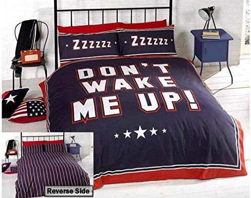 Rapport Home Reversible Navy Blue King Size Duvet Set (230 x 220 cm) – Polycotton Blend Reversible Design Fade-Resistant Breathable & Easy-Care Secure Snap Closure Includes 2 Pillowcases