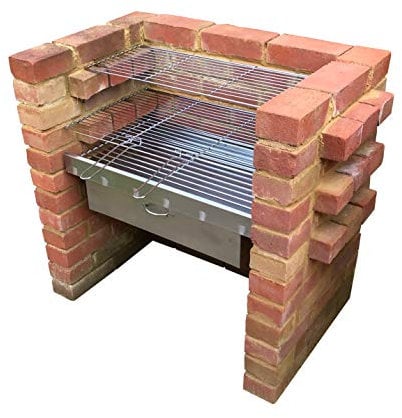 Stainless steel brick BBQ kit & oven attachment