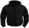 Australian Bikers Gear Motorrad Hoodie, Kapuzenjacke, schwarz, vollständig gefüttert mit verstärktem Dupont™ Kevlar®, fünf herausnehmbare CE Protektoren, Größe: 3XL = 50