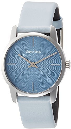 Calvin Klein Femme Analogique Quartz Montre avec Bracelet en Cuir K2G231VN