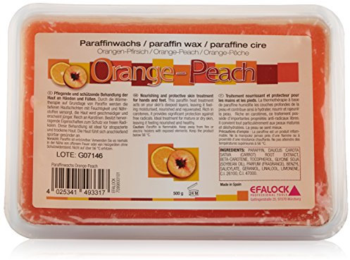 Efalock Professional Paraffinwachs, Orange-Peach, 1er Pack, (1x 0,5 kg)