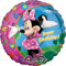 amscan 1779701.0 Disney Happy Birthday Minnie Mouse Folienballon-1 Stück, Mehrfarbig, 45,7 cm