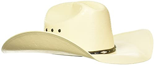 Justin Boots - Cappello da cowboy - Uomo Natural 7 5/8 (US Taglia) (US Taglia)