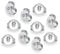 Genuine 925 Sterling Silver Butterfly Backs/Scrolls - Big Enough to fit Standard Stud Earrings. 5 Pairs in Branded Gift Box, BT…