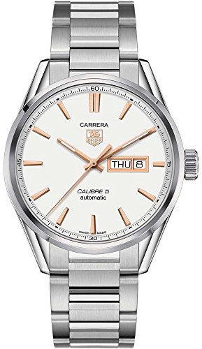 Tag Heuer Carrera Herren-Armbanduhr WAR201D.BA0723, Roségold/Silber