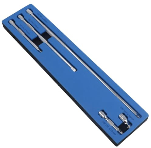 3/8 Drive Wobble Extension bar Set 5pc 38mm - 450mm
