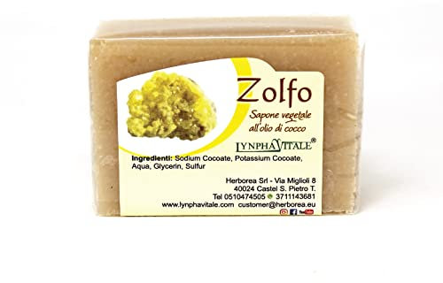 Lynpha Vitale - Schwefel Seife – 100% Natürliche Seife - 100 gr