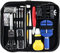 Sopoby Uhrenwerkzeug Set 147tlg Uhrmacherwerkzeug Uhr Werkzeug Tasche Reparatur Set Uhrwerkzeug Gehäuse Öffner in Nylontasche watch tool