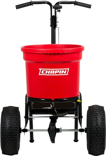 Chapin R E 82050C - Spandiconcime a contratto da 31,8 kg, 31,8 kg, Rosso