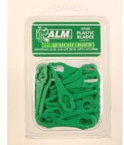 Lame in plastica: Bosch Qualcast Art 23 Accutrim & Art 23 Easytrim Accu Tagliabordi, Qualcast Hoversafe, Mow N Trim, Easi Lite Lame di ricambio in plastica per tosaerba