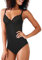 Maidenform Women's Shapewear Vintage Chic Bodybriefer Bodysuit, Black (Black), 38C UK