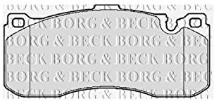 Borg & Beck BBP2154 Brake Pads To Fit Mazda 6 MPS 06-07