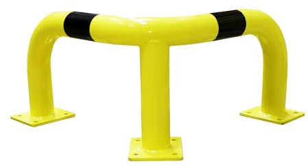 Barrière de protection d'angle - 350mm - noir/jaune