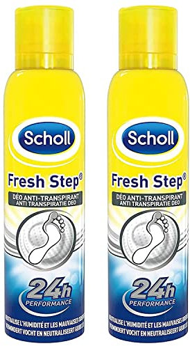 Scholl Spray Poudre Anti Transpirant 150 ml - Lot de 2
