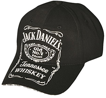 Jack Daniel Klassisches Logo-Hut Schwarz