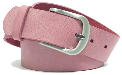 Kollektion Chrissys-in Ledergürtel pink 4 cm breit aus weichem Rindleder aus eigener Fertigung (85)