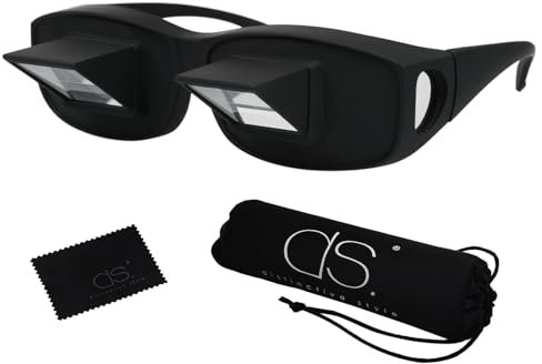 ds. unverwechselbarer Stil ds. unverwechselbarer Stil Lazy Reader-Brille Prisma-Brille Liegend im Bett Horizontal Fernsehen Fernsehen Lesebrille Horizontale Lazy-Brille