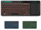 Rii Mini i18+ Wireless (Layout Italiano) - Tastiera retroilluminata con Mouse touchpad Multi-Touch per Smart TV, Mini PC, HTPC, Console, Computer