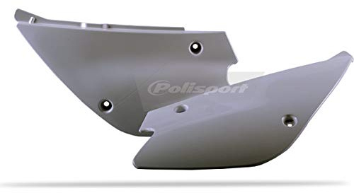 Polisport Kawasaki KX 85,KX 100 - Startnummerntafeln seitlich Paar Weiß - Modelles 2001-13