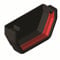 Square Gutter Stop End Black