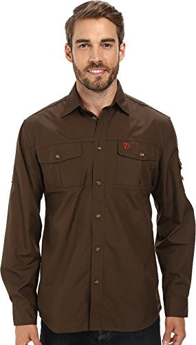 Fjällräven Herren singi langärmeliges Trekking hemd, Dark Olive, L EU