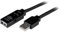 StarTech.com 25m USB 2.0 Active Extension Cable M/F - 25 meter USB A Male to USB A Female USB 2.0 Repeater / Extender Cable - Black - 80ft (USB2AAEXT25M)