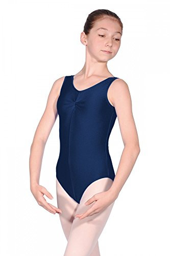 Roch Valley Sheree ärmelloses Ballett Trikot aus Lycra Marineblau Eu 36-38 (3)
