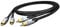 Hicon Ambience 5m Cinchkabel 3-fach geschirmt OFC Class 6 99,9999% Audiokabel Stereo RCA Phono - HIA-C2C2-0500