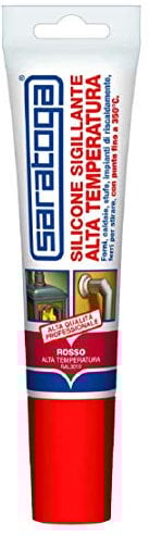 Silicone alte temperature tubetto 90 ml rosso