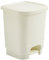 Whitefurze Pedal Bin, Cream, 8 Litre