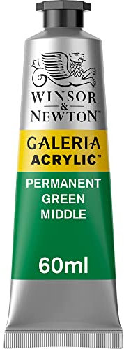 Winsor and Newton Galeria Acrylic Colour 60ml 484 Permanent Green Middle (Tube)