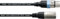 Cordial Fair Line - Cavo microfonico da XLR a XLR, con connettore Rean Neutrik, 5 m, nero
