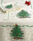 Spode Tischdecke von Avanti Weihnachtsbaummuster, elfenbeinfarben, 132 x 178 cm