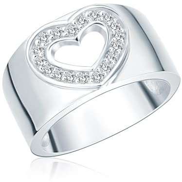 Rafaela Donata Bague bandeau pour Femme en Argent sterling